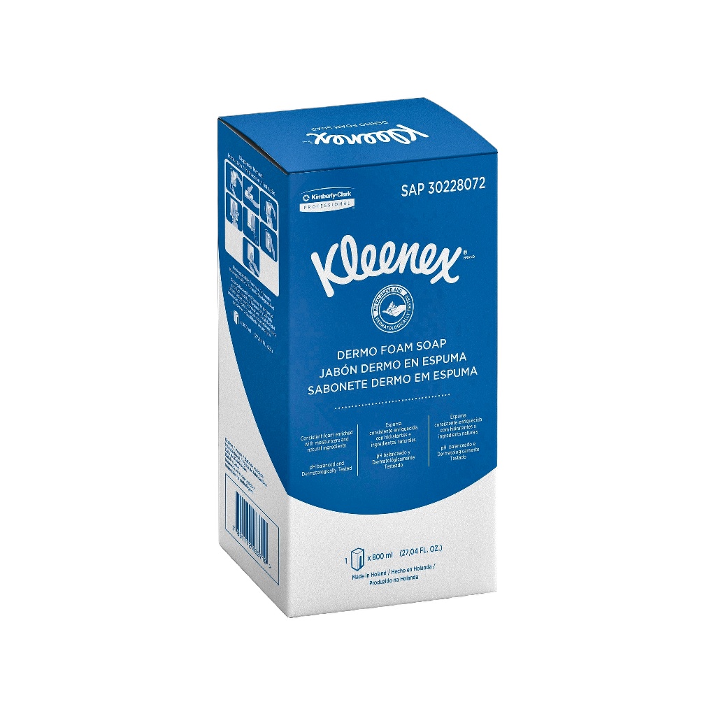 JABON ESPUM KLEENEX DERMO 30197006/30228072 BOL X 800CC