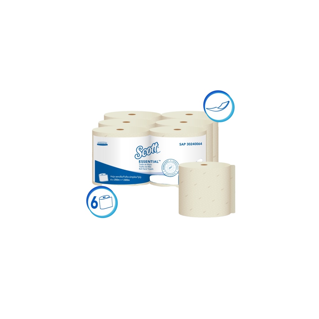 TOALLA SCOTT AHORRAMAX NT X 250 MTS 30240064 PC X 6 UND