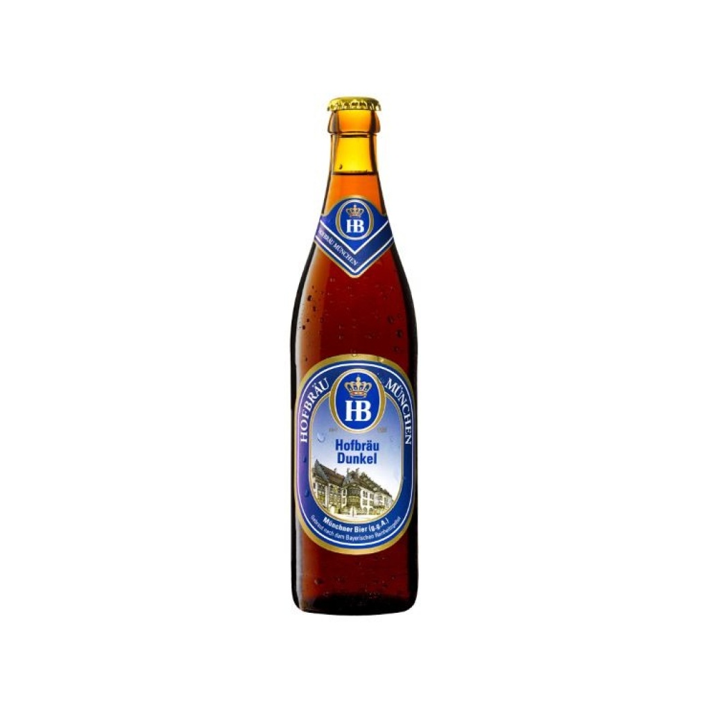 CERVEZA HOFBRAU DUNKEL BOTELLA x 500 cc UNIDAD