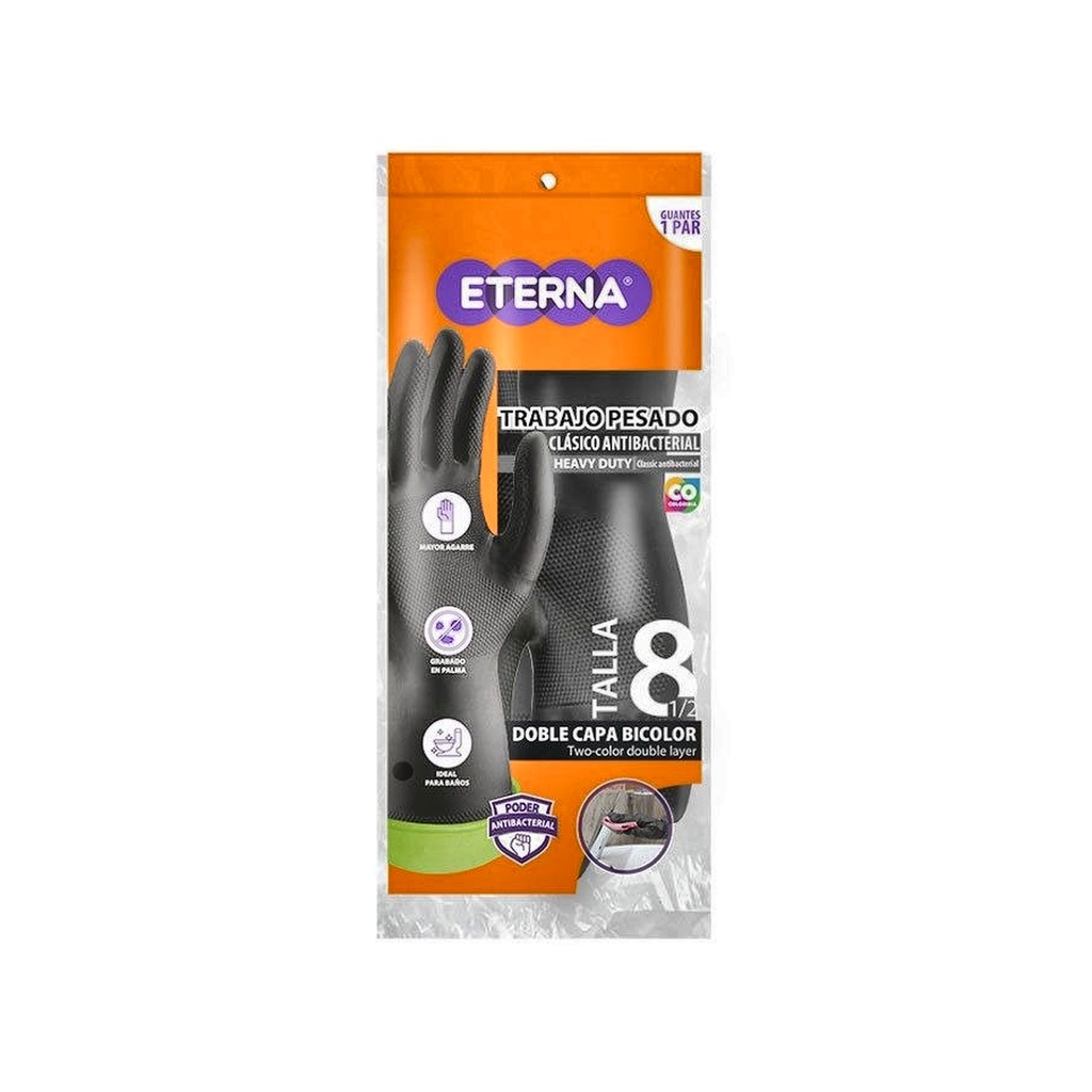 GUANTE TRABAJO PESADO C-25 PALMA T-8.5 ETERNA 450103096 PAR