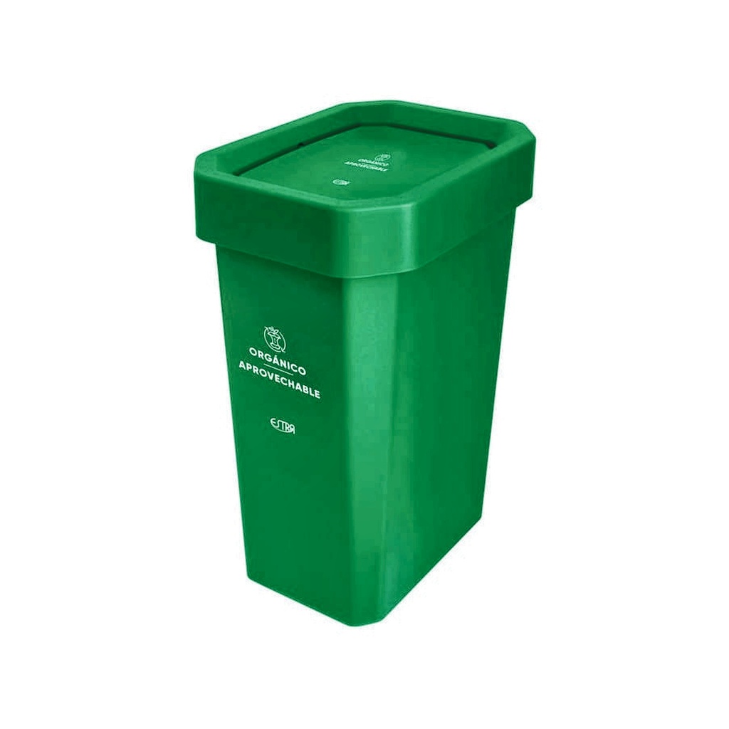 CANECA PAPELERA ESTRABINS VAIVEN VERDE ORGANICO APROVECHABLE 26 LT 4-1042617_EMP 4