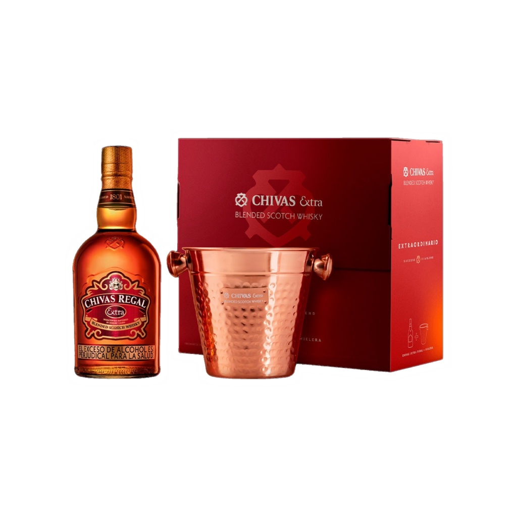 CHIVAS REGAL EXTRA 13 AÑOS x 700 cc HIELERA