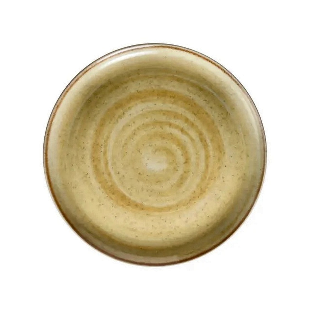 PLATO PANDO COUPE 23.6CM ARTISAN MOSTAZA PA1617712324