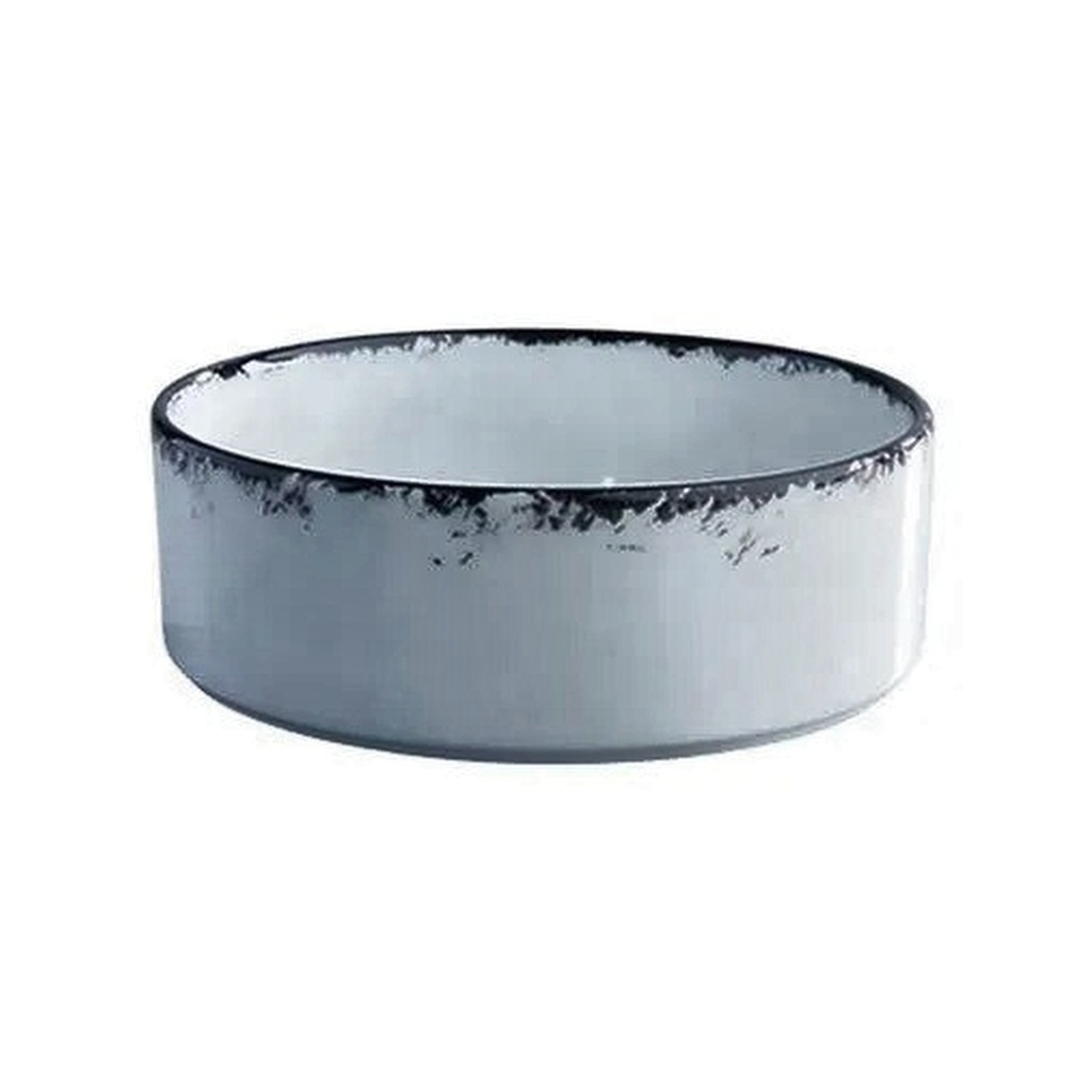 PLATO HONDO 533.9CM RUSTIC ARTISAN GRIS PA1607993112