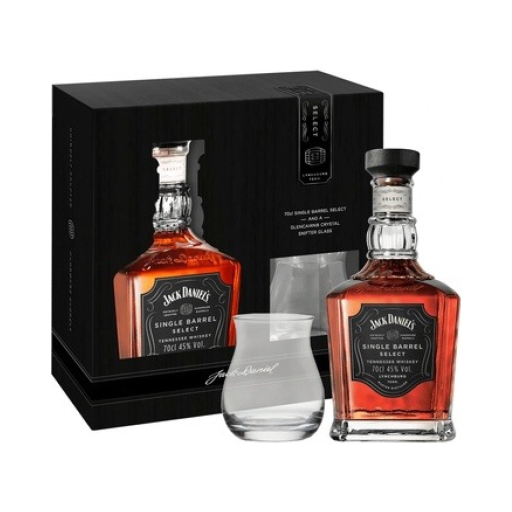 JACK DANIELS SINGLE BARREL x 700 cc VASO