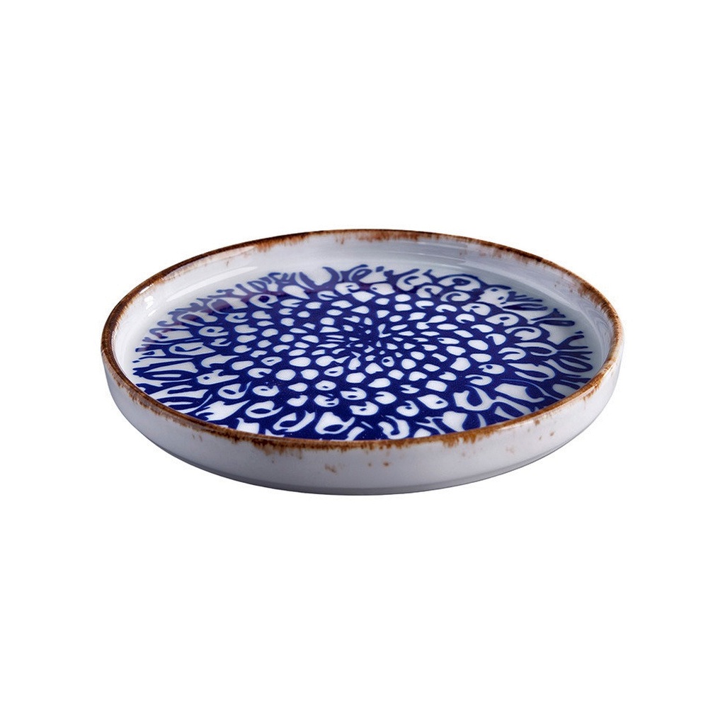 PLATO PANDO 20.4CM INDIGO INSTITUCIONAL  PA134I992012