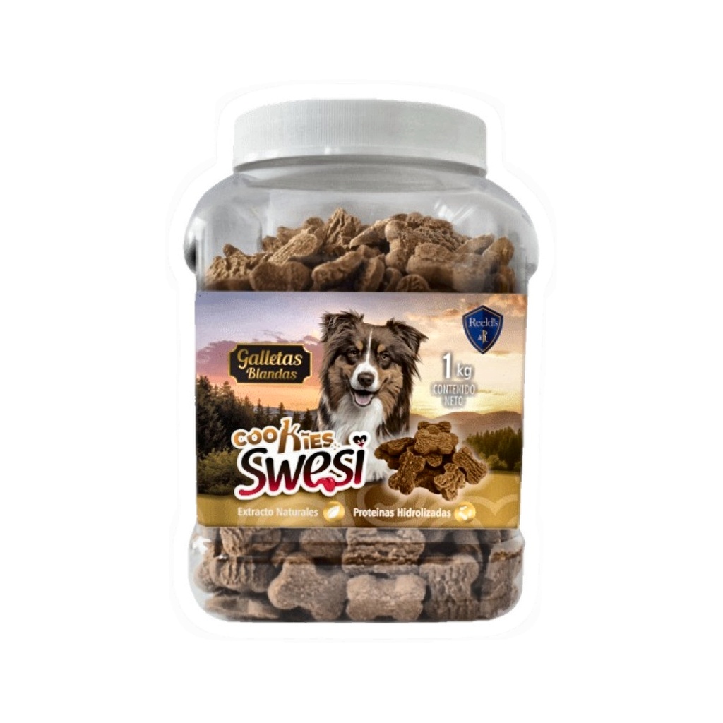 SWESI RECARGA DE GALLETAS BLANDAS PARA PERRO PTN56 BOL x 1 KG