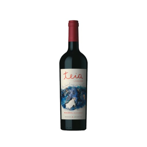 VINO TEIA MALBEC Y PETIT VERDOT x 750 cc