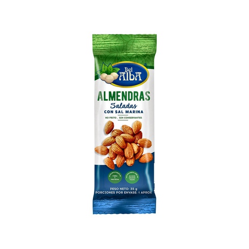 ALMENDRAS SALADAS BOLX 35GR