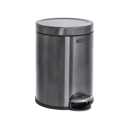 CONTENEDOR DE PEDAL SEMI REDONDO METALICO 6 LT 2179282_NEG