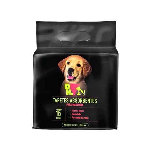 TAPETES DINKY ABSORBENTES PARA MASCOTAS 71989 DISP X 15 UND