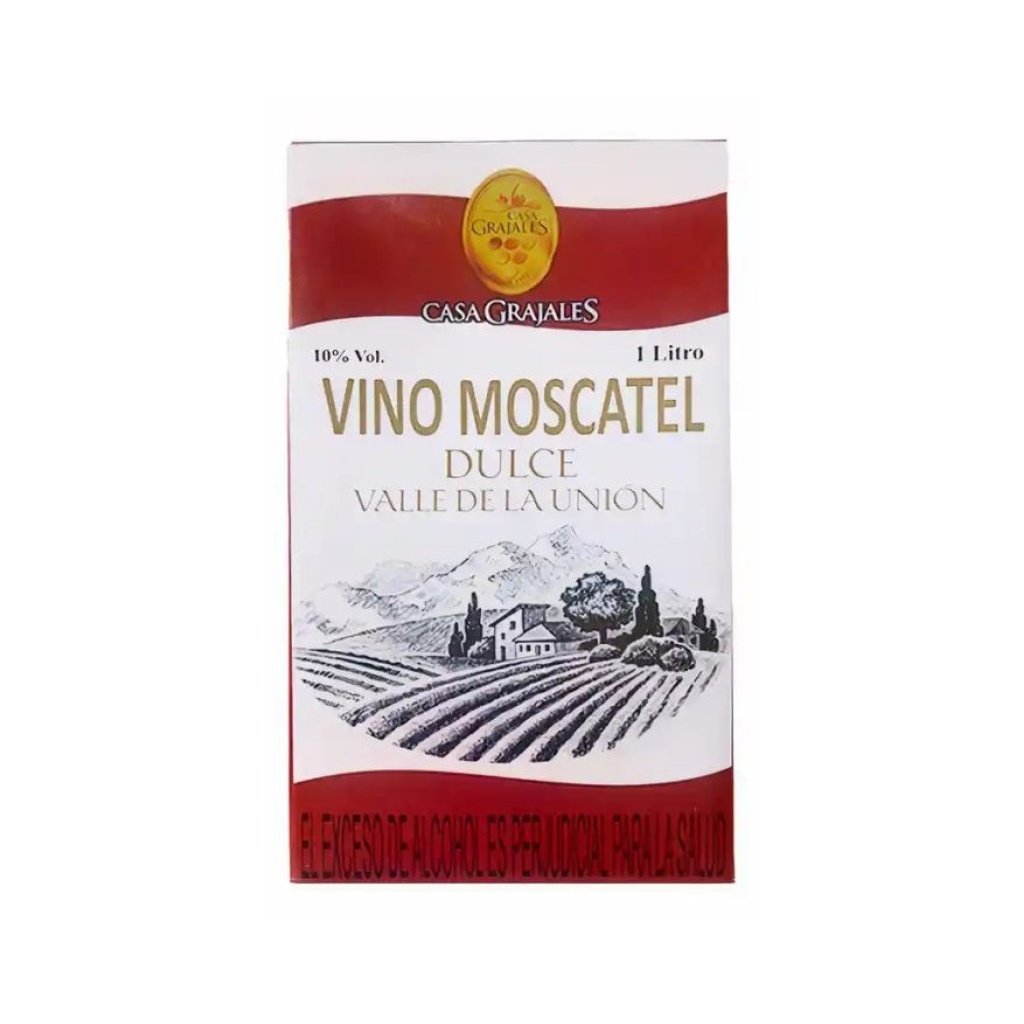 VINO MOSCATEL VALLE DE LA UNION x 1000 cc TETRAPACK