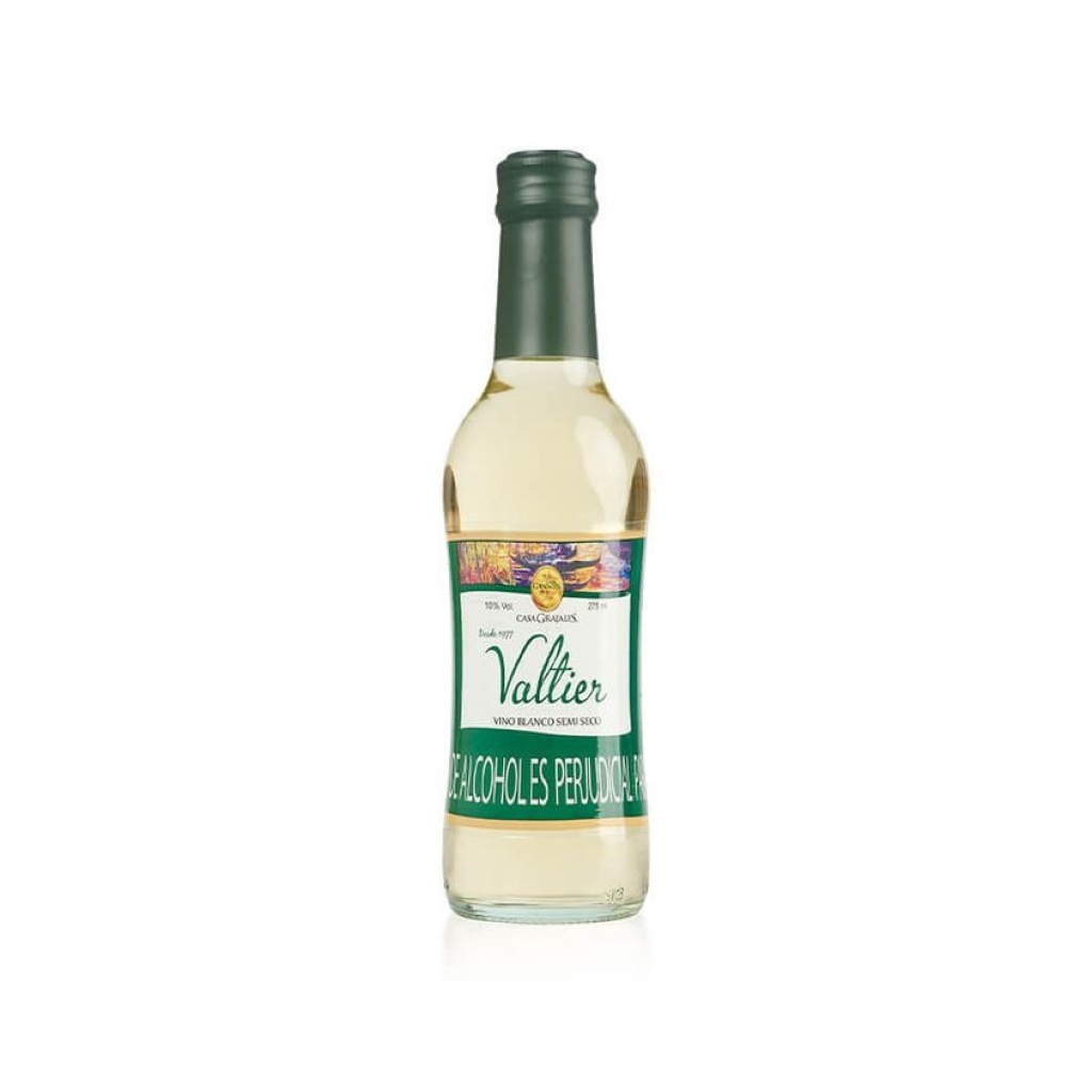 VINO BLANCO SEMISECO VALTIER 10º x 275 cc