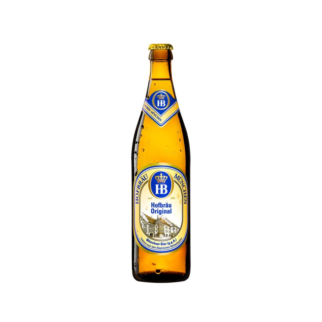 CERVEZA HOFBRAU ORIGINAL BOTELLA x 500 cc UNIDAD