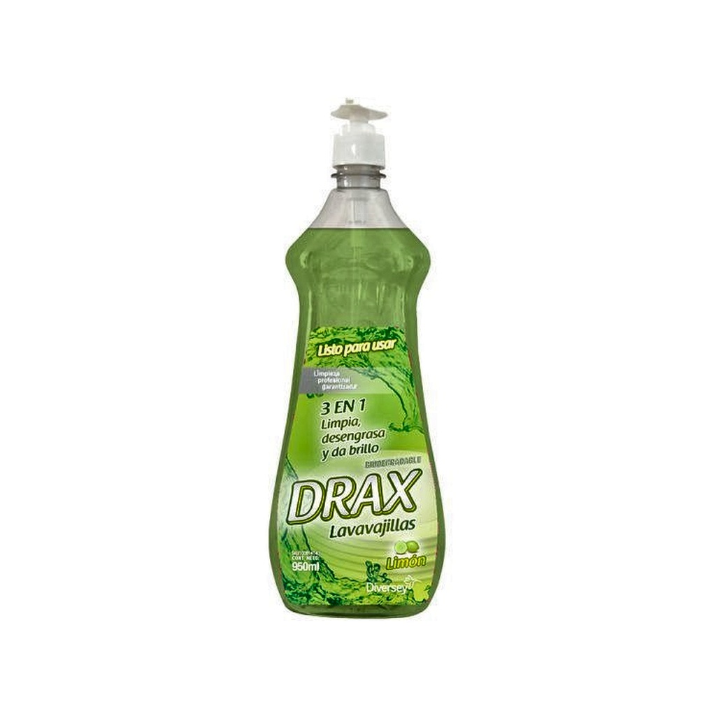 DRAX LAVAVAJILLAS LIMON 100914140 FSC X 950 ML