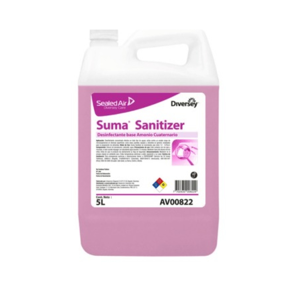 SUMA SANITIZER AV00822 GAL X 5 LTS