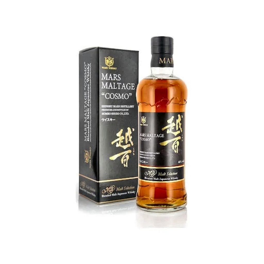 WHISKY MARS MALTED "COSMO" WITH BOX - BLENDED MALT x 750 cc