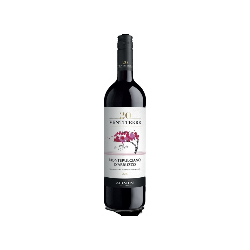 VINO TINTO MONTEPULCIANO DOC DABRUZZU x 750 cc