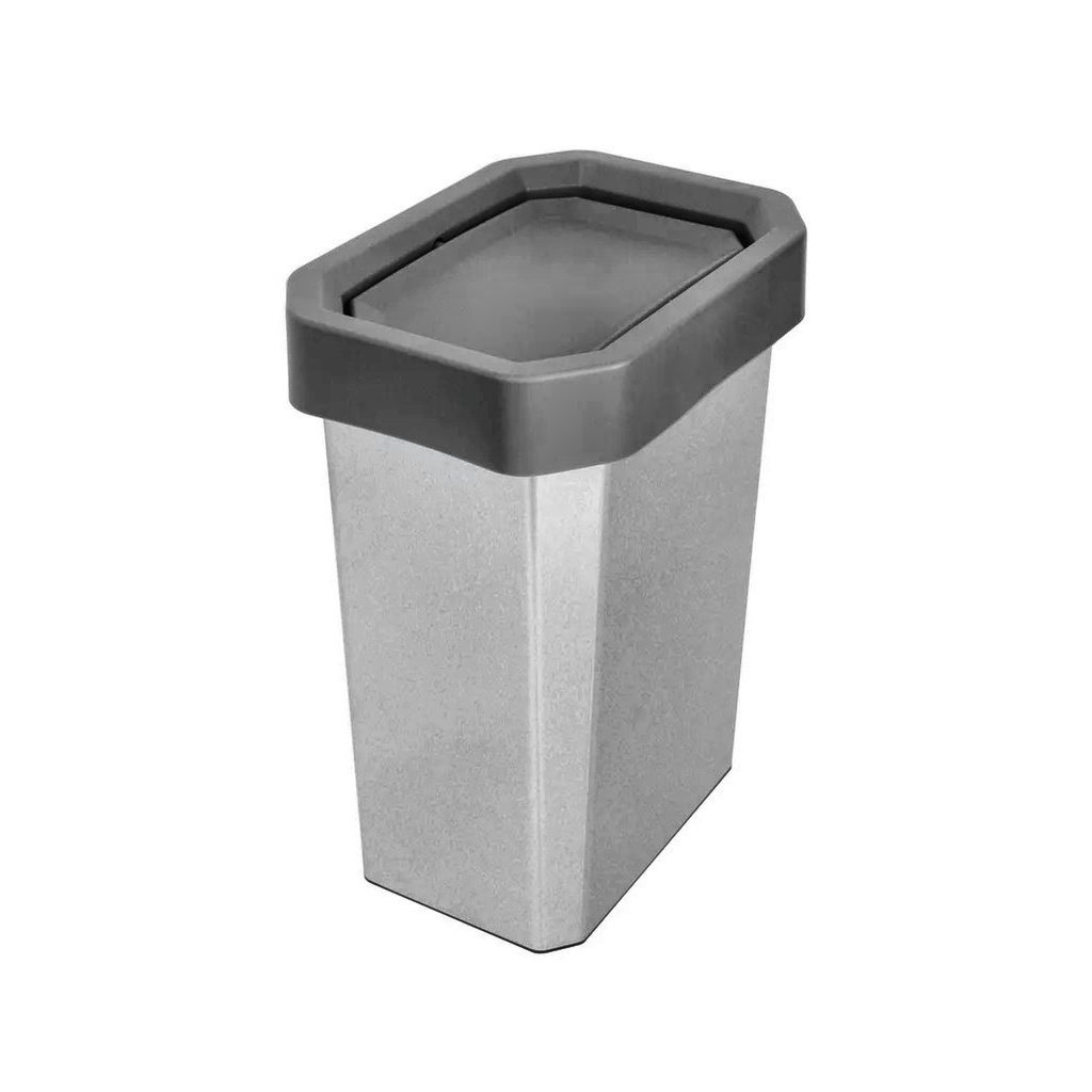 PAPELERA VAIVEN 10LT 4-1002243_GRIS_EMP 6