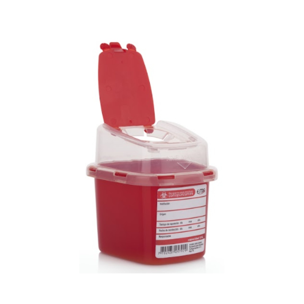 RECIPIENTE RESIDUOS CORTO PUNZANTES ROJO 0.5L 4-1008527_EMP 6