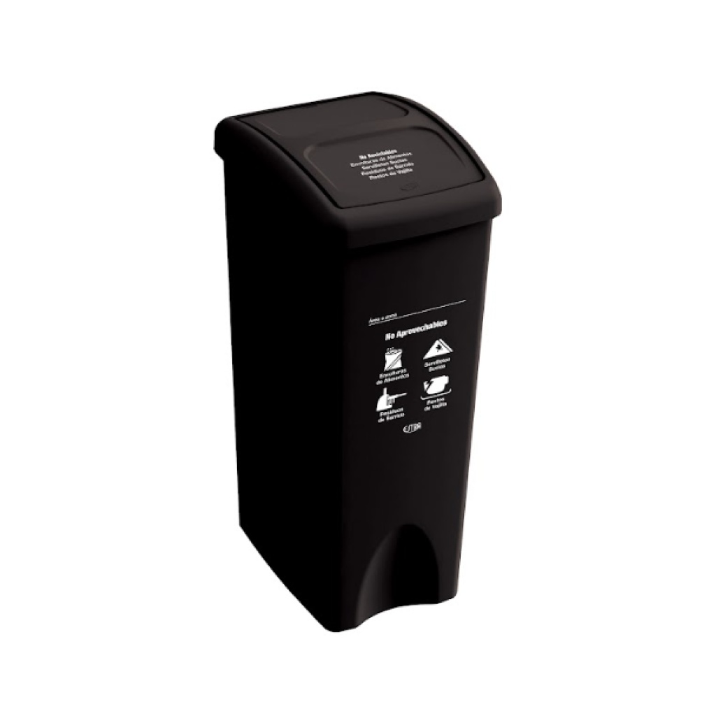 PAPELERA VAIVEN PLANA NEGRO NO APROVECHABLE 53 L 4-1042522_EMP 4