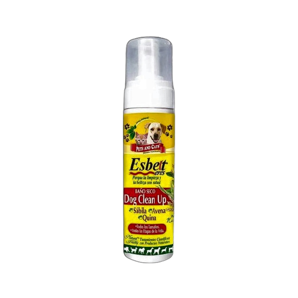 P &amp; C BAÑO SECO ESBELT DOG SABILA-AVENA-QUINA FSC x 200 GR