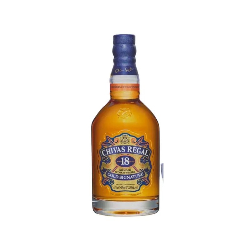 CHIVAS REGAL 18 AÑOS x 700 cc DOS VASOS