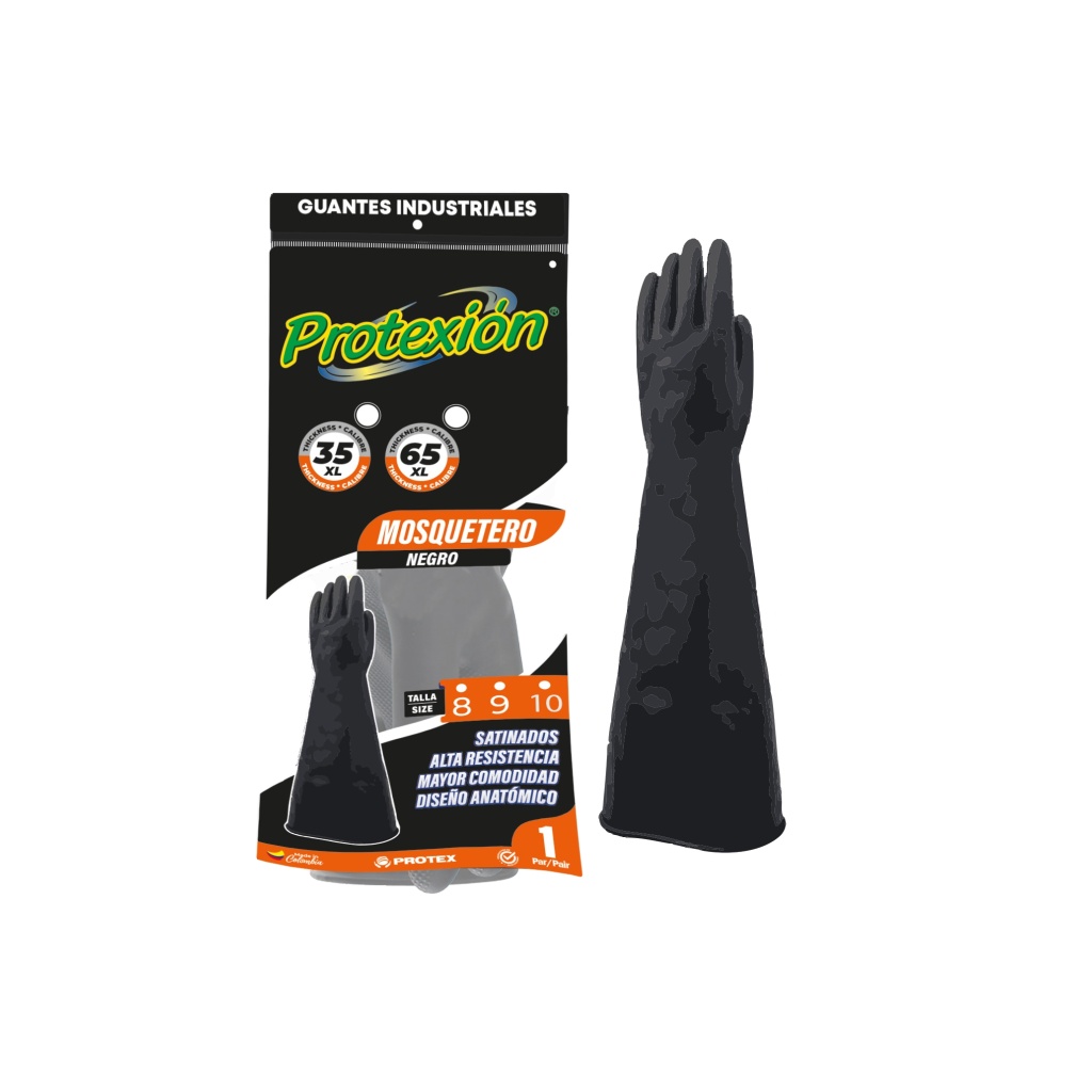 GUANTE IND CAL 35 XL MOSQUETERO TALLA 10 GP35XL10 PAR