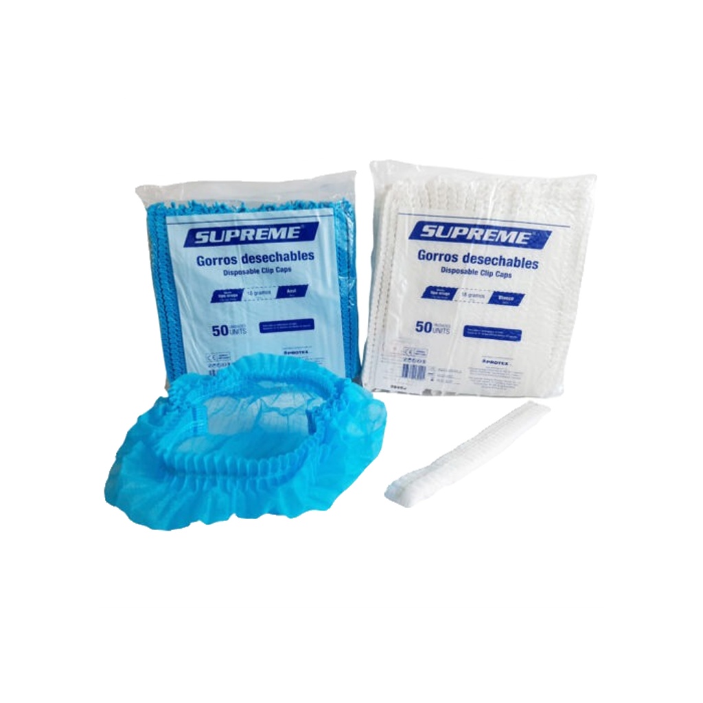 GORRO DESECHABLE MEDISPO BLANCO BOL X 50UNDS