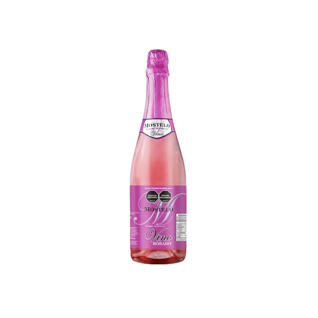 BEBIDA GASIFICADA SAB VINO MOSTELO ROSADO x 750 cc