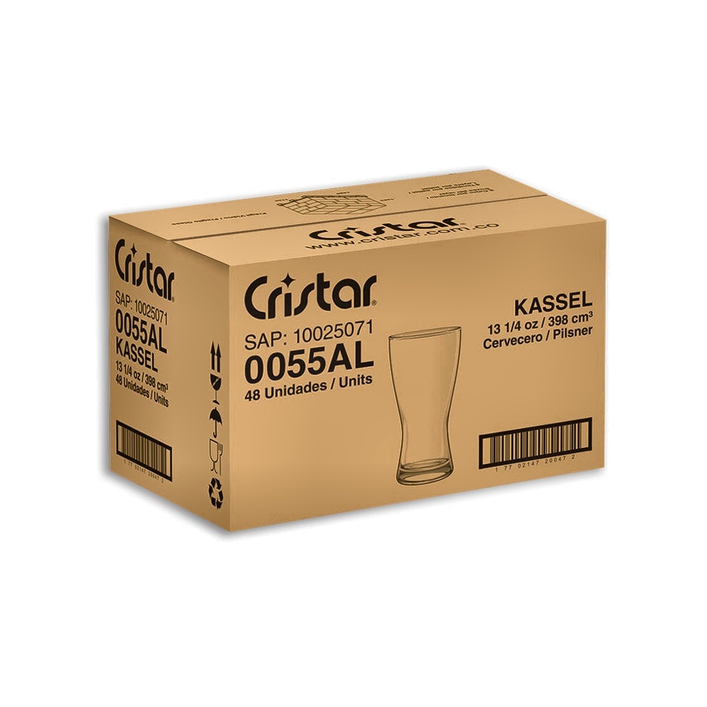 VASO KASSEL CERVECERO 0055AL CJ X 48UND