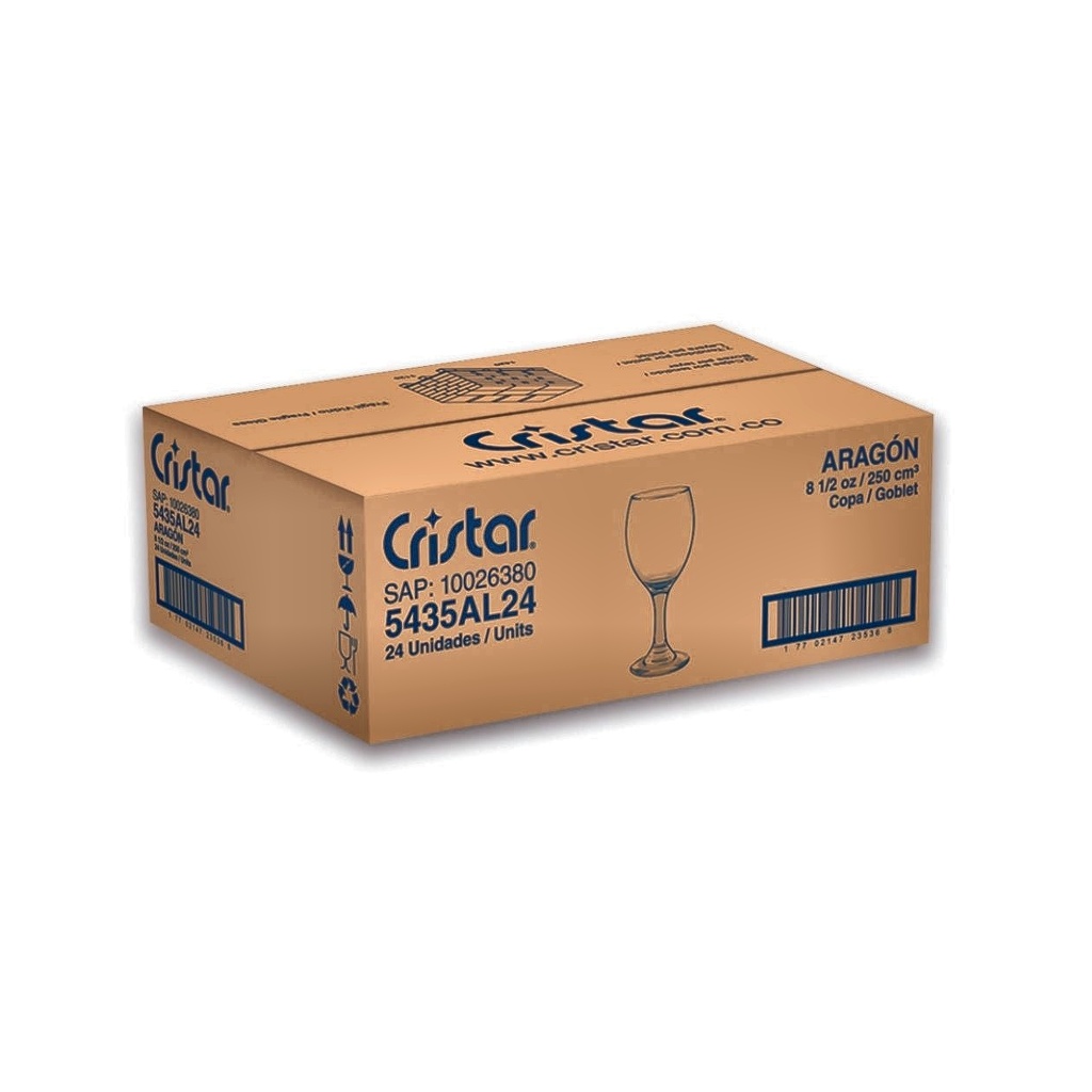 COPA VINO ARAGON 5435AL24 CJ X24 UND