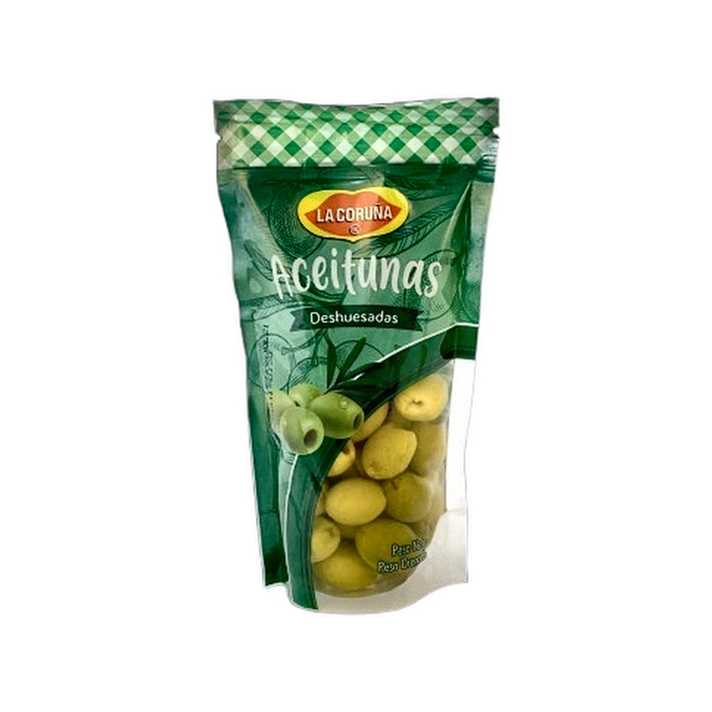ACEITUNAS DESHUESADAS DOYPACK LA CORUÑA BOL x 200 gr