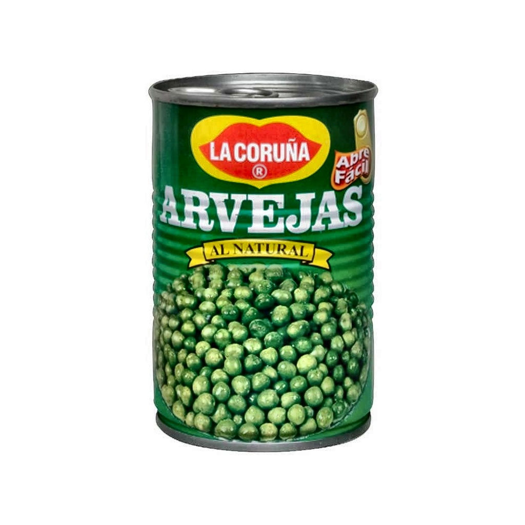 ARVEJAS AL NATURAL LA CORUÑA LAT x 600 gr