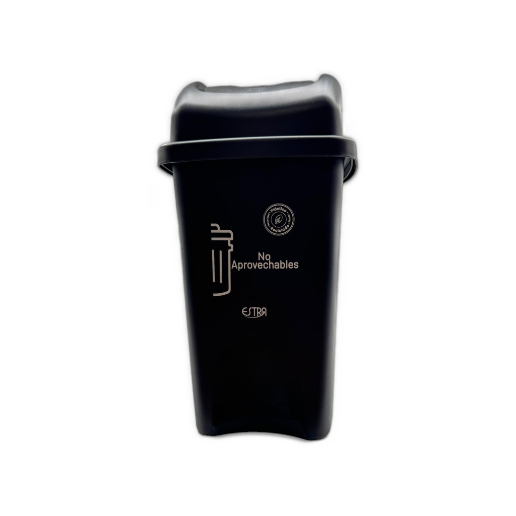 PAPELERA VAIVEN /10L/ NEGRO MR/NO APROVECHABLE /EMP 6 //4-1048884 EMP 6