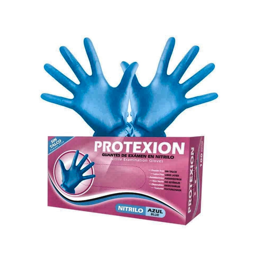 GUANTE EXAMEN NITRILO T-L 414000098 DISP x 100 UND