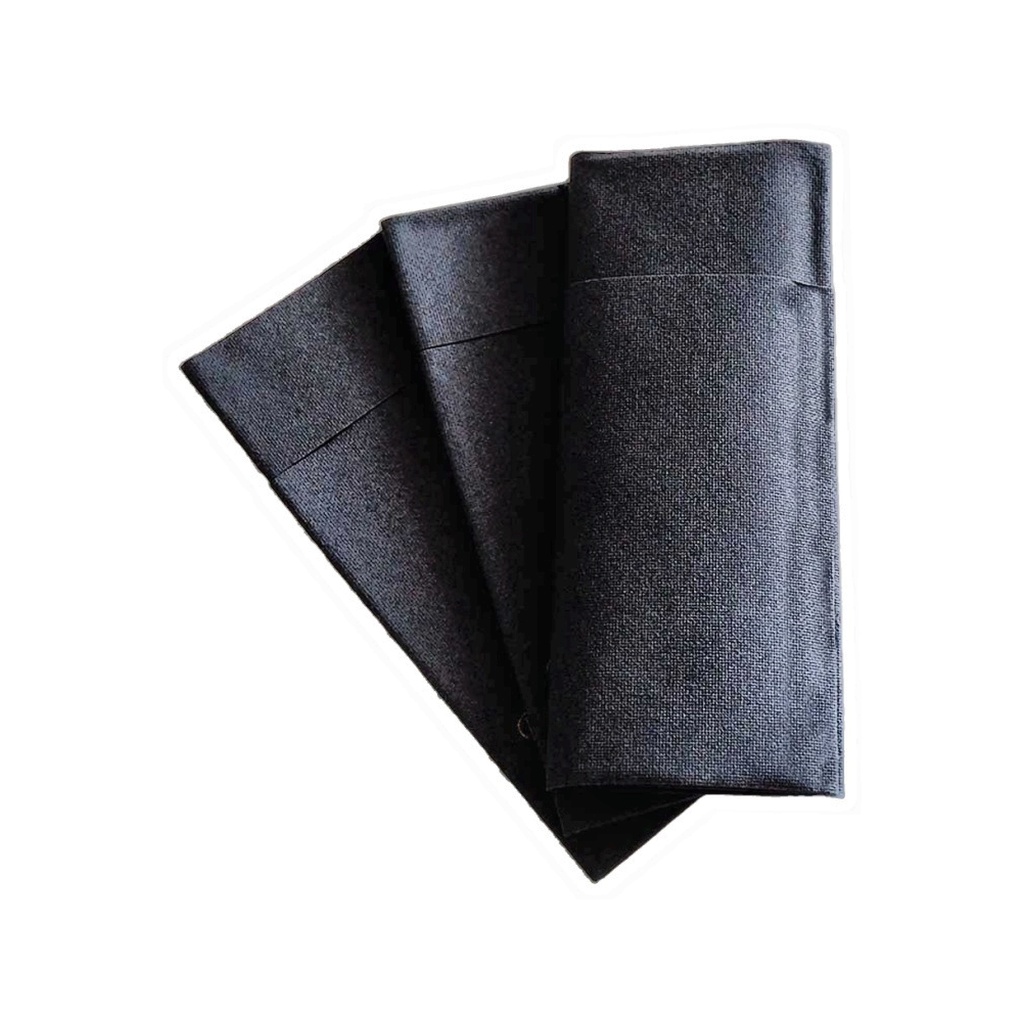 SERVILLETA AIR LAID KANGORA JEANS NEGRO 40 X 32 TEXAS  UNIDAD