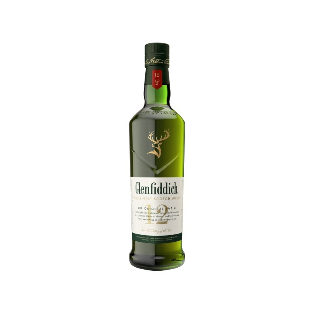 WHISKY GLENFIDDICH 12 AÑOS x 750 cc N