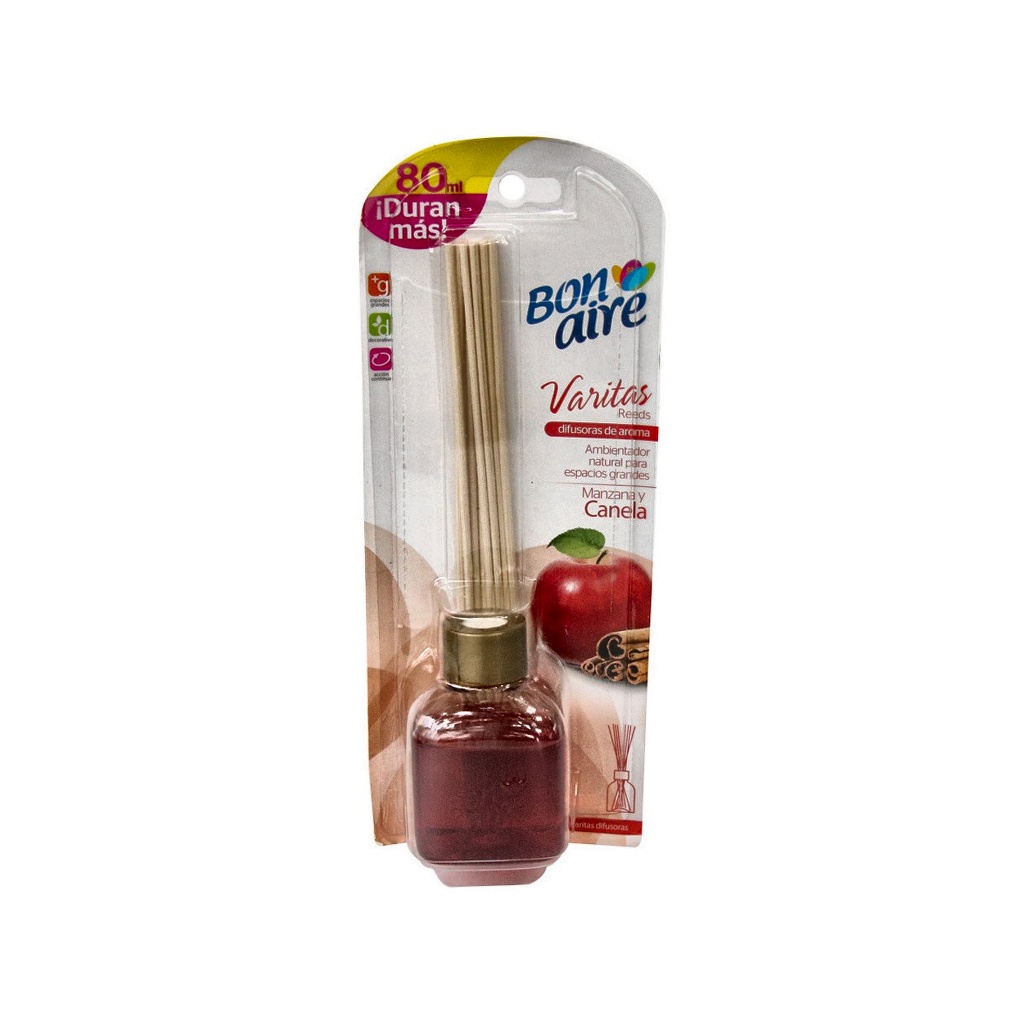 BONAIRE VARITAS 80 ML MANZANA Y CANELA UNIDAD