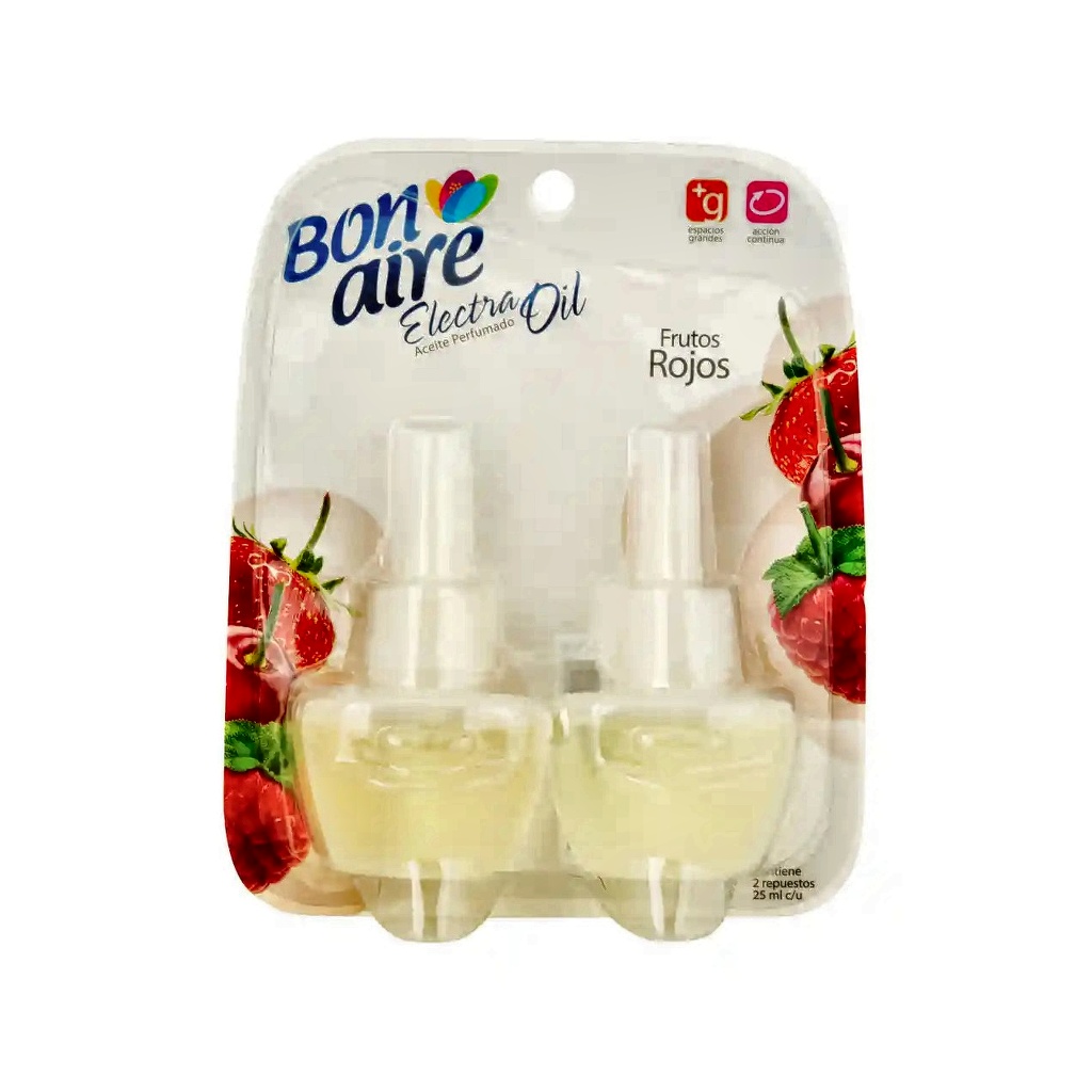 BONAIRE ELECTRA OIL REPUESTO *2 FRUTOS ROJOS UNIDAD