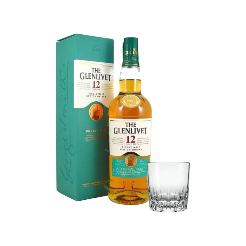 GLENLIVET 12 700 + 1 VASO cc
