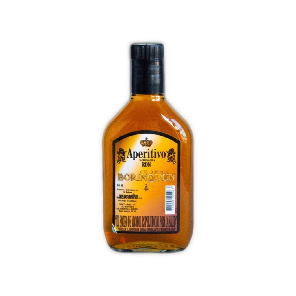 APERITIVO RON BORINQUEN 8%VOL x 375 cc