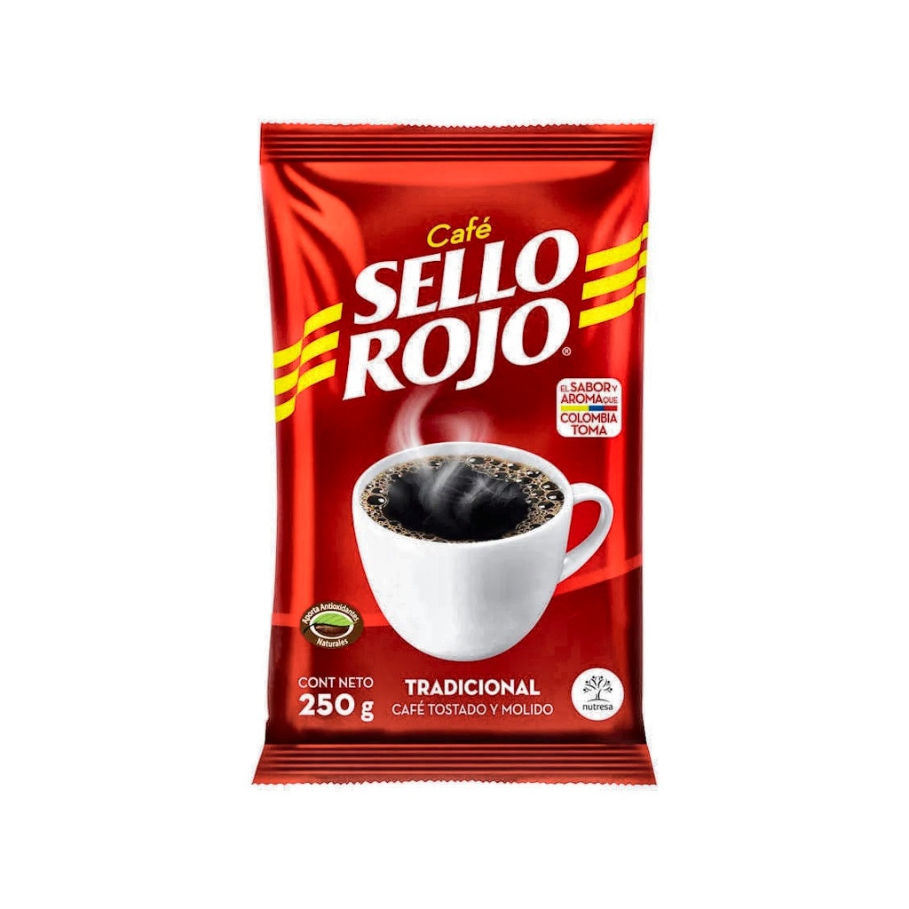 CAFE SELLO ROJO BOL X 250 GR