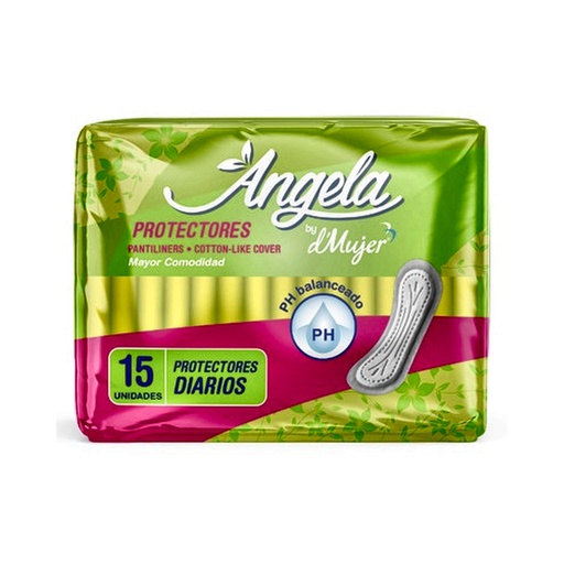 OFERTA 3 PAQ PROTECTOR DIARIO ANATOMICO ANGELA x 15 UNDS PACK