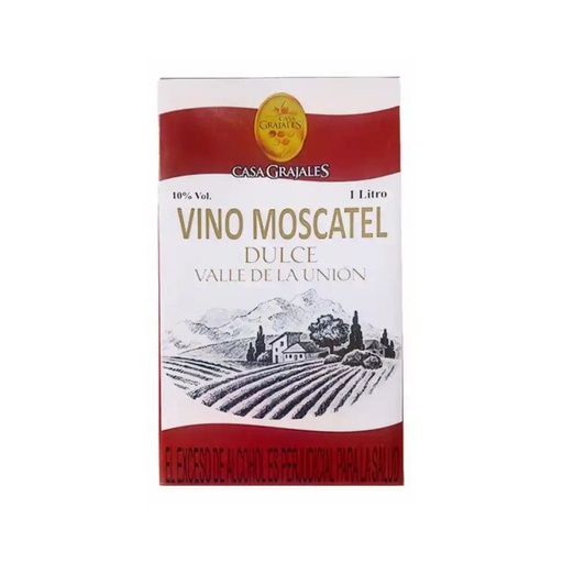 VINO MOSCATEL VALLE DE LA UNION x 1000 cc TETRAPACK