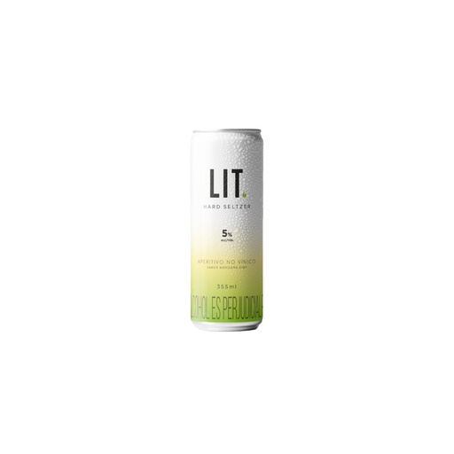 BEBIDA LIT HARD SELTZER MANZANA KIWI x 355 cc UNIDAD