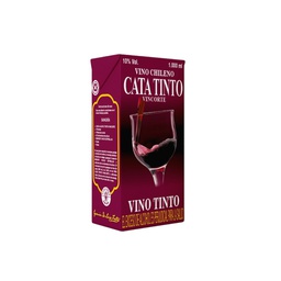 [1430030] VINO TINTO CATA VIEJA SIN TAPA x 1000 cc TETRAPACK
