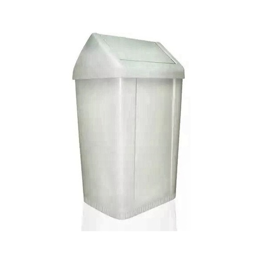 PAPELERA DE VAIVEN DE 60 LITROS RESIDUOS APROV BLANCA VGTC607-40