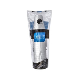 [3031903] VASO 8 OZ CON TAPA PLASTICA DARNEL DIS X 20UND