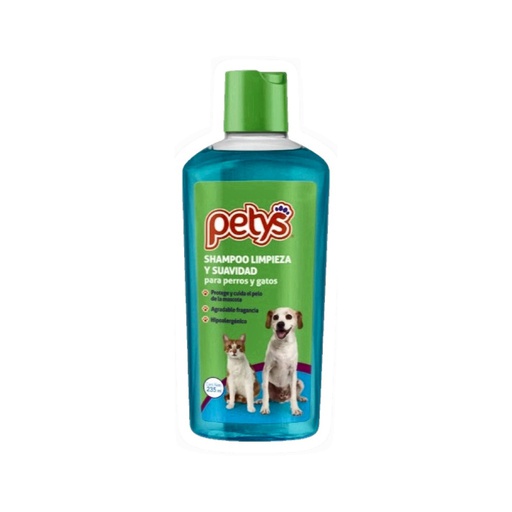 SHAMPOO PETYS LIMP. Y SUAVIDAD 235ML